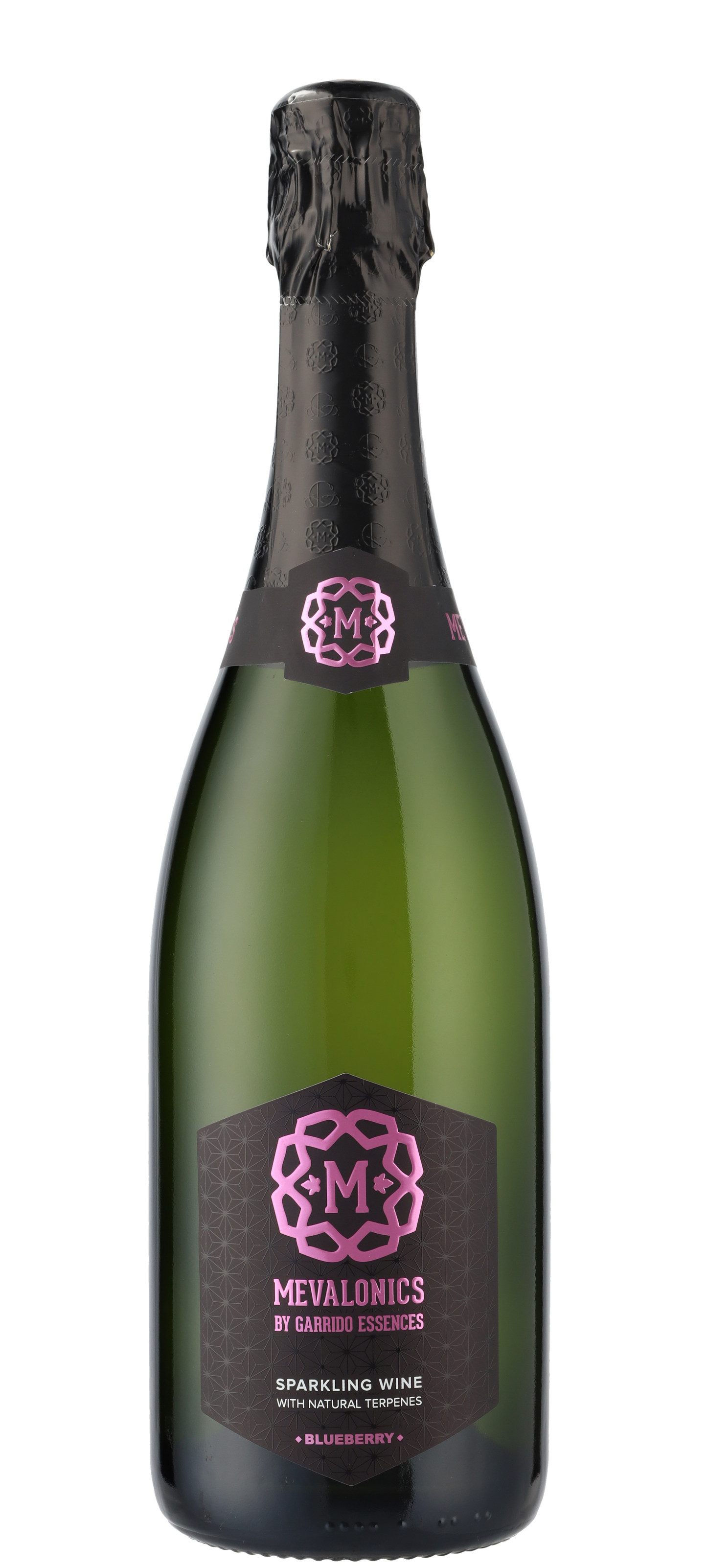 Espumante rose de 24 meses de fermentacion natural con terpenos de bluberry